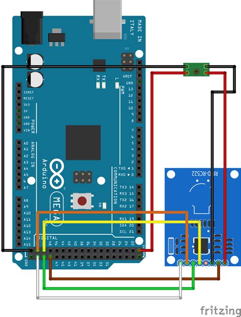 rfid tag circuit schematic|rfid rc522 Arduino Mega 2560.